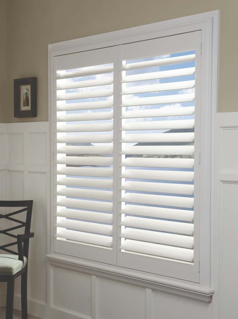 Palm Beach™ Polystain™ Shutters near Boynton Beach, Florida (FL), Hunter Douglas shutters offer durability and style.