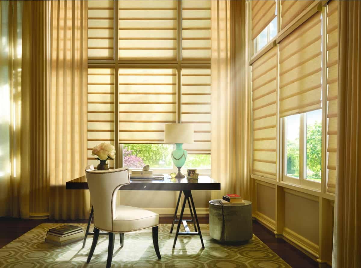 Vignette® Modern Roman Shades near Boynton Beach, Florida (FL) and other Hunter Douglas roman shades.