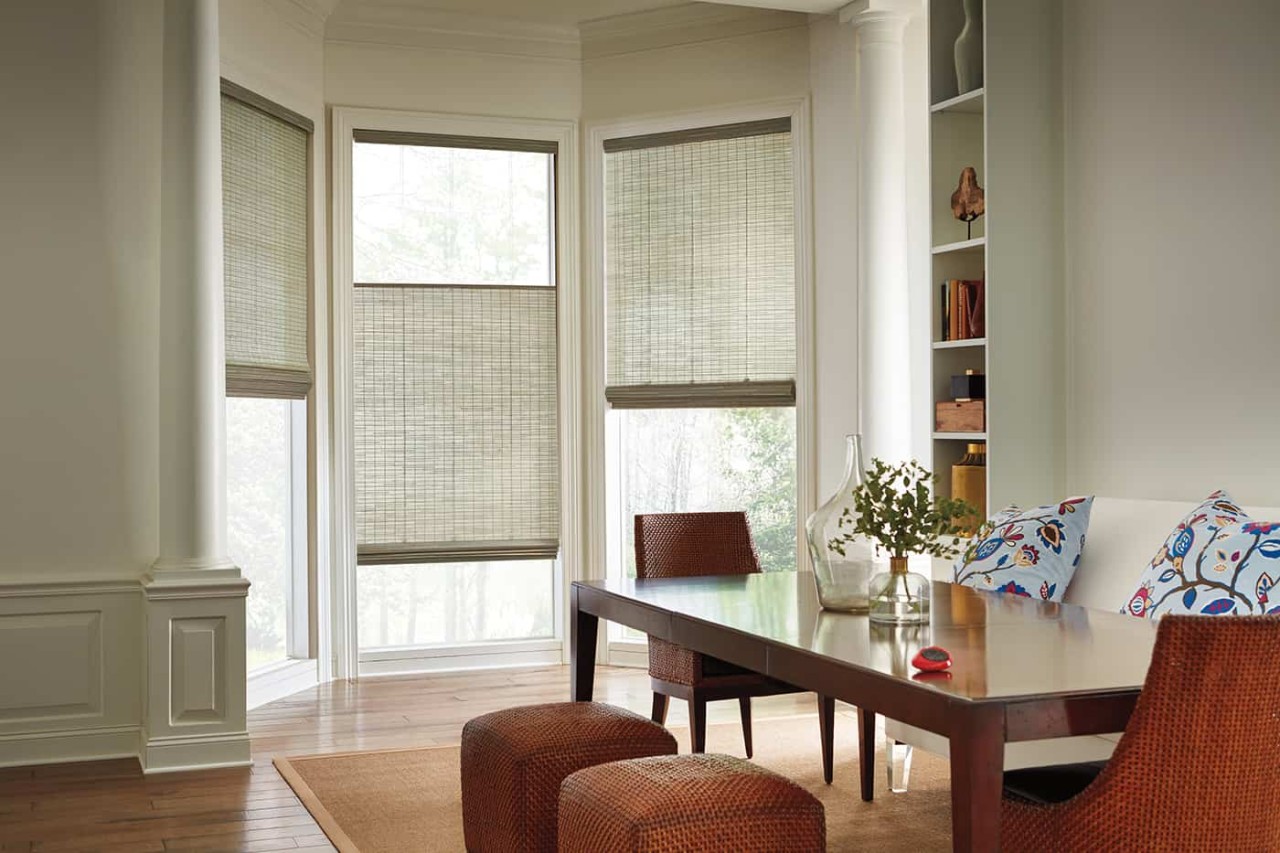 Hunter Douglas Provenance® Woven Wood Shades durable woven wood shades stylish shades Boynton Beach, Florida (FL)