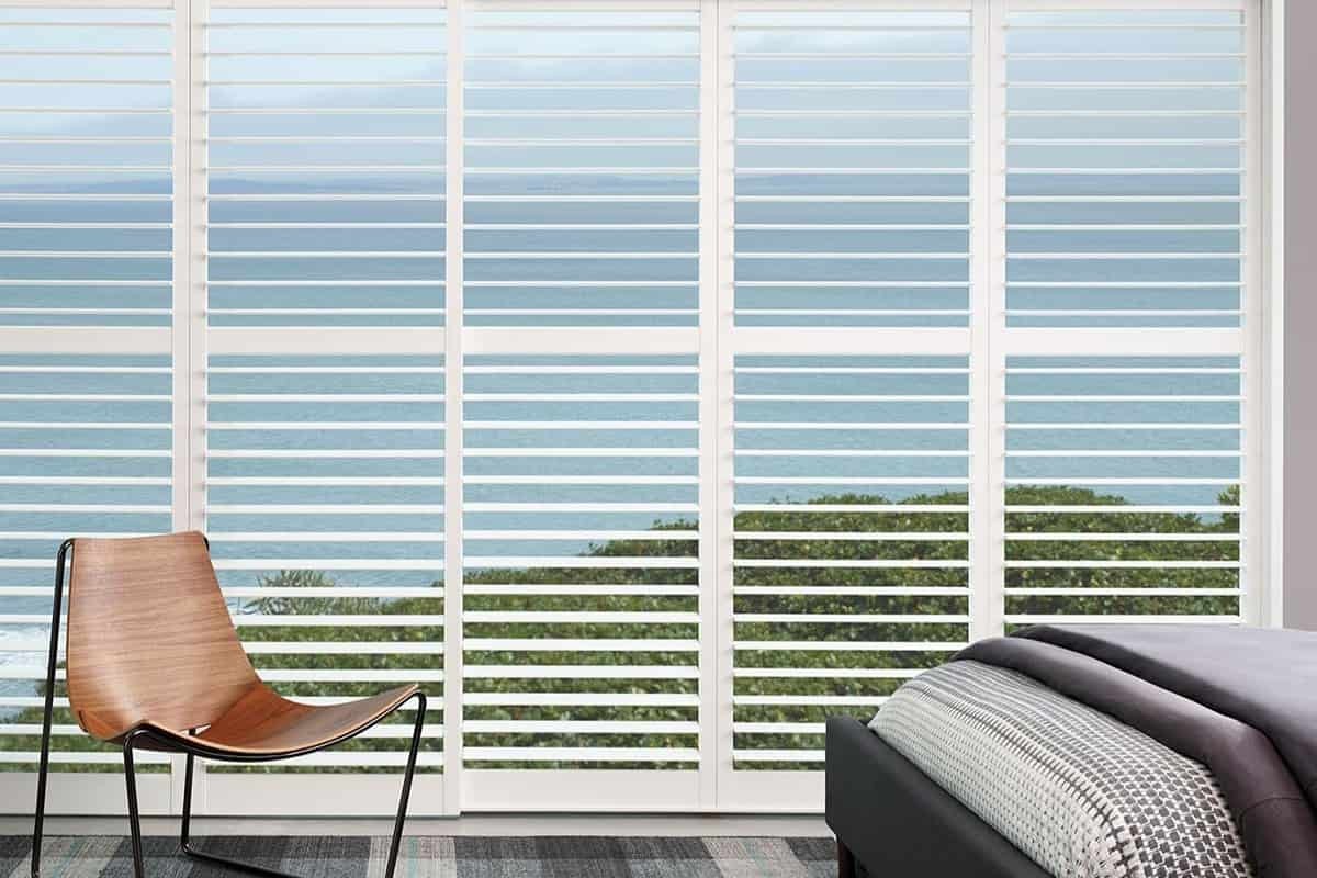 Hunter Douglas Palm Beach™ Polysatin™ Vinyl Shutters window shutters window treatments near Boynton Beach, Florida (FL)